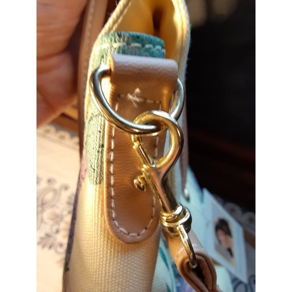 Jaclyn Smith Spring Fresh Yellow & Lilac Shoulder Bag NWT Vintage Stock - Picture 7 of 11